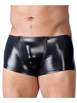 Wet look Men's Zippered Boxers