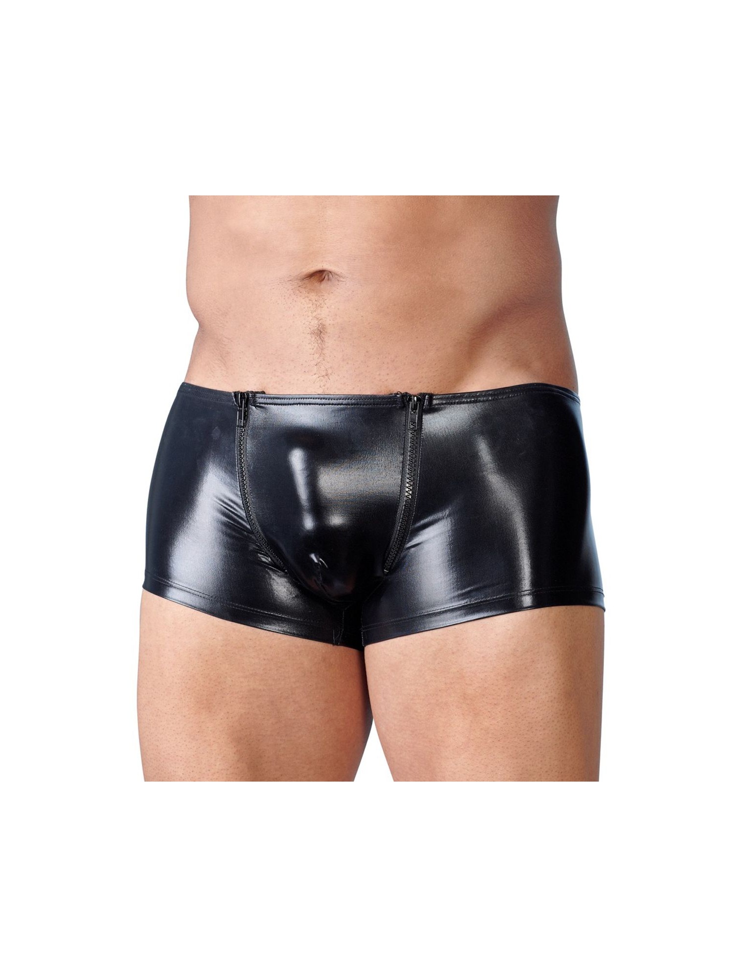 Wetlook Heren Boxer Met Rits