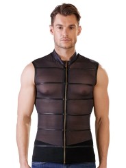 Doorschijnend Shirt Met Wetlook Strepen