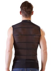 Doorschijnend Shirt Met Wetlook Strepen
