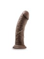 Dr. Skin - Realistische Dildo Met Zuignap 20 cm - Chocolate