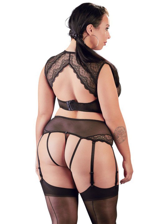 Lace Suspender Set