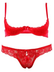 Bra Set Red