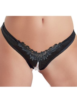 Cottelli Collection - G-string With Pearls - Black