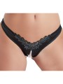 Cottelli Collection - G-string With Pearls - Black