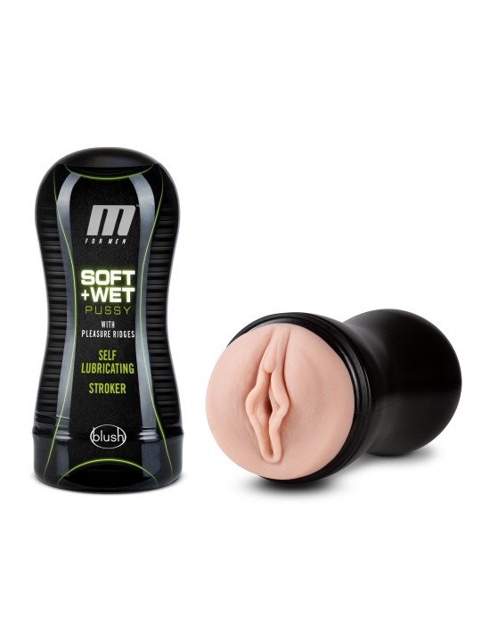 M for Men - Soft and Wet - Pussy with Pleasure Ridges - Self Lubricating St