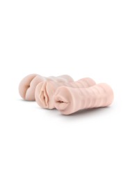 M for Men - 3-Pack Self-Lubricating Vibrating Stroker Sleeve Kit