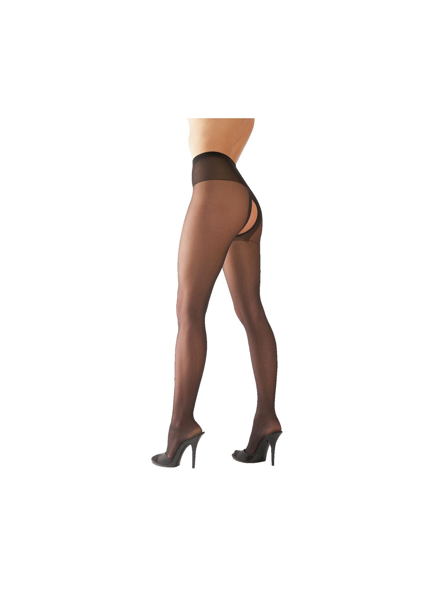 Crotchless Tights black