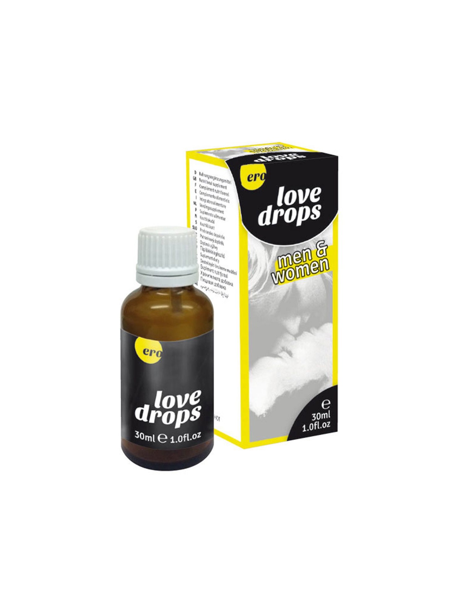 Liefdes druppels voor man en vrouw