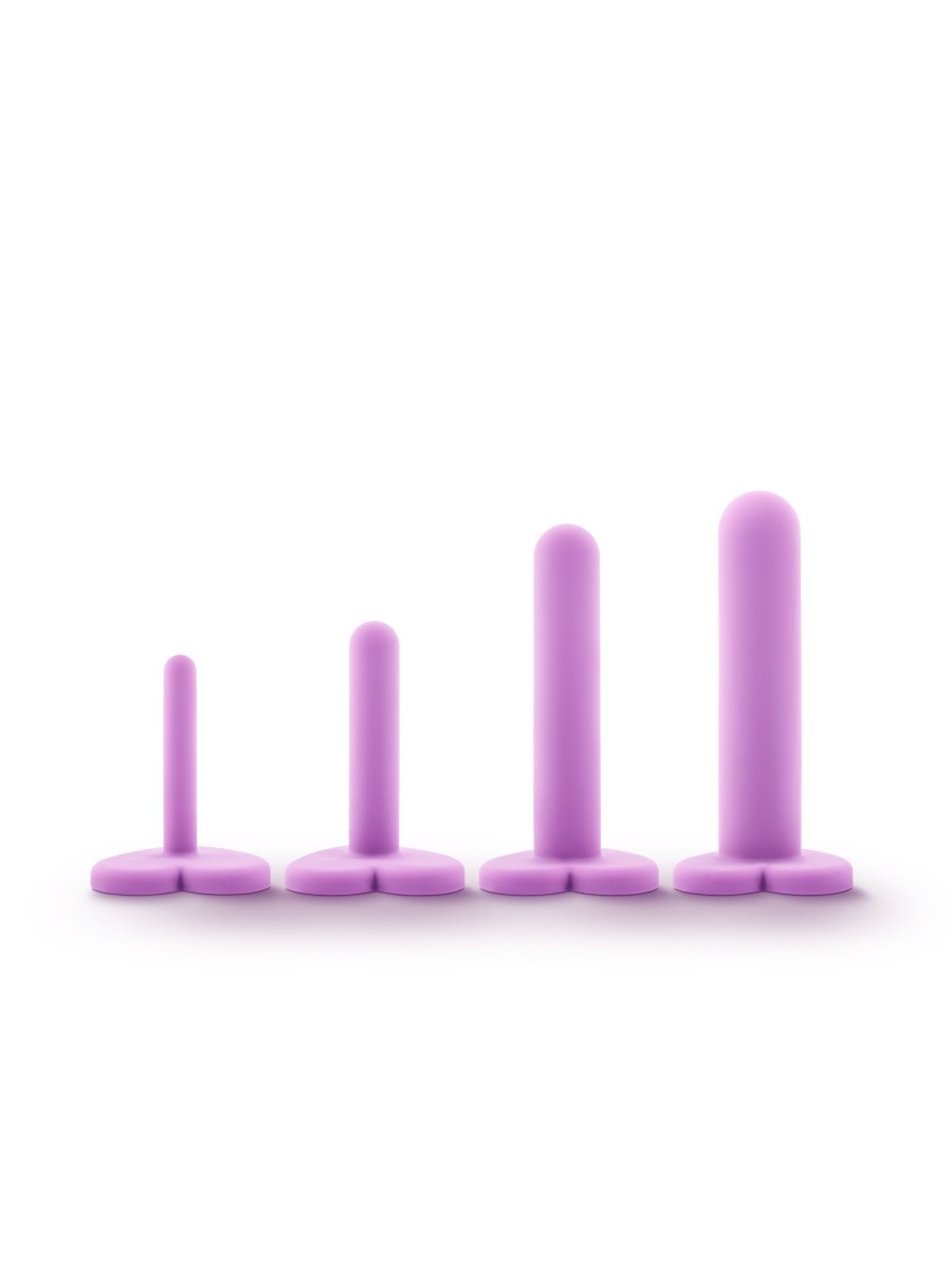 Wellness - Siliconen Vagina Dilator Set - Paars