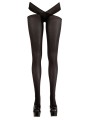 Cottelli Collection - Panty met open kruis - Zwart