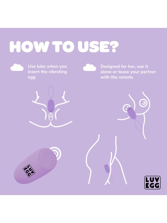 Luv Egg XL - Purple