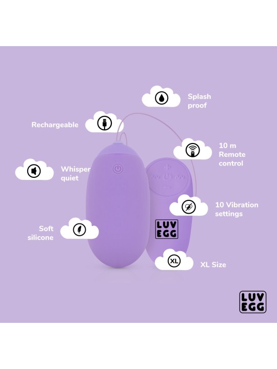 Luv Egg XL - Purple