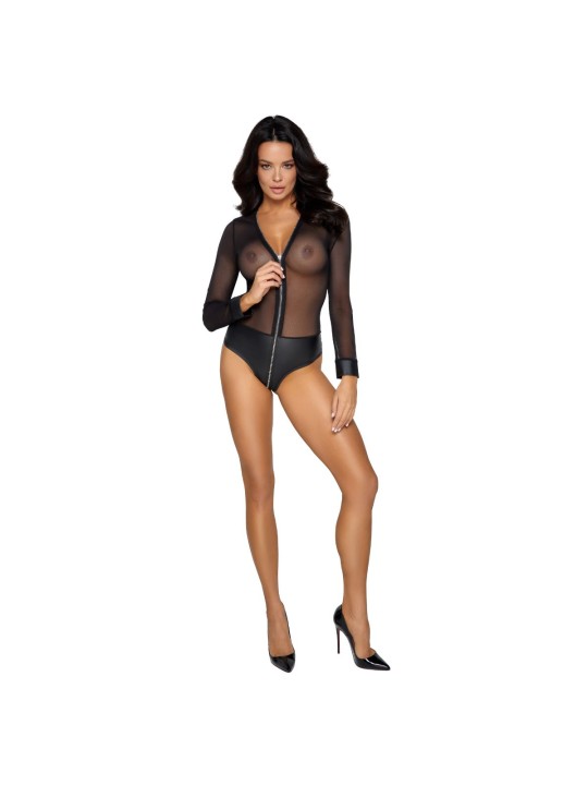 Cottelli Party - Transparante Body - Zwart