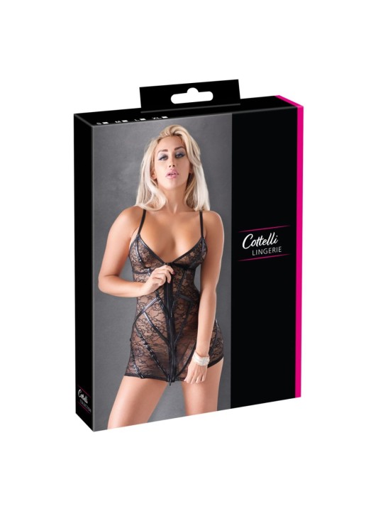 Cottelli Collection - Lace Dress - Black