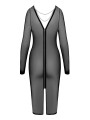 Cottelli Party - Sheer Dress With Long Sleeves - Black