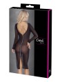 Cottelli Party - Sheer Dress With Long Sleeves - Black