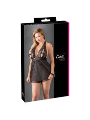 Cottelli Collection - Plus Size Nachtjurkje Met Open Cups