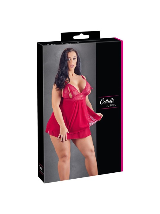 Cottelli Collection - Babydoll Met Half Open Cups