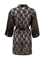 Kimono With Lace Back