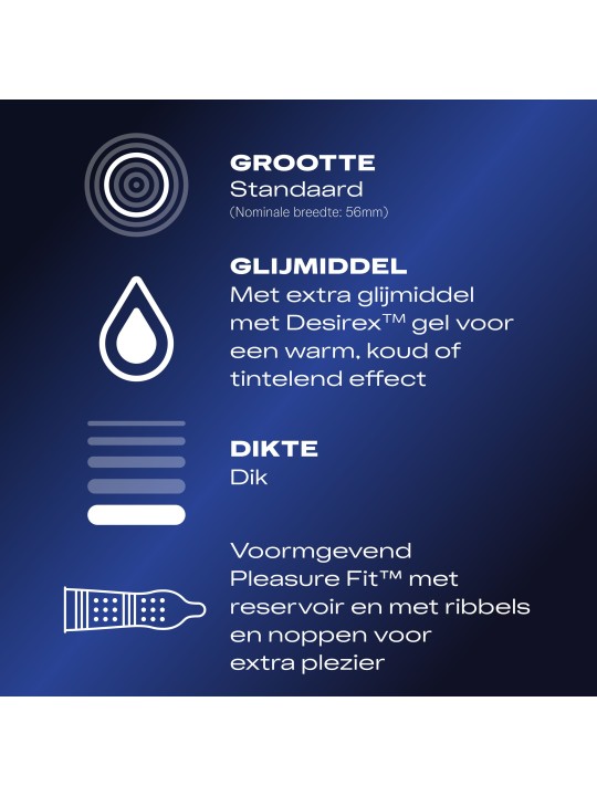 Durex Condooms Orgasm Intense - 10 stuks