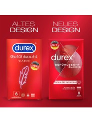 Durex – Thin Feel Classic Condooms – 8 Stuks