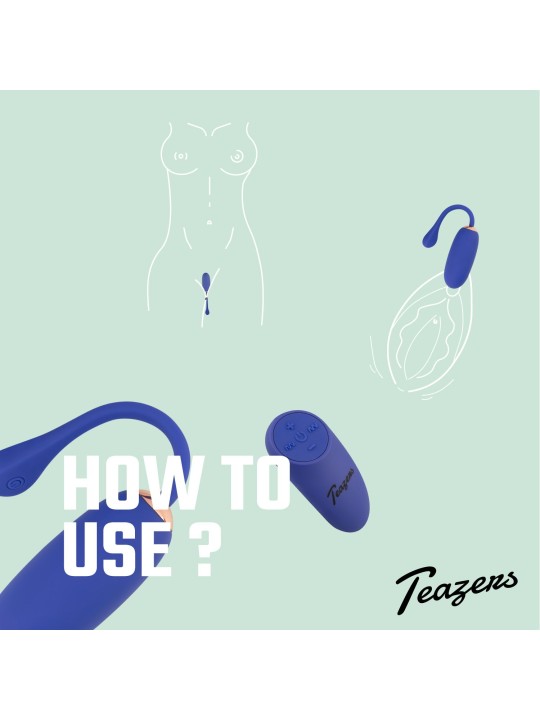 Teazers Vibrating Egg with Remote control