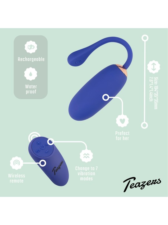 Teazers Vibrating Egg with Remote control