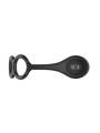 Nexus - TORNADO Rotating Plug with Cock & Ball Rings - Black