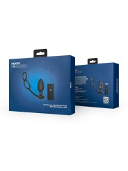Nexus - TORNADO Rotating Plug with Cock & Ball Rings - Black