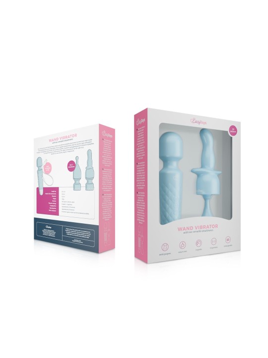 EasyToys – Wand Collection Mini Wand Vibrator – Blauw