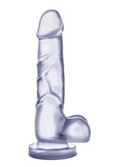 B Yours Sweet 'N Hard Dildo With Balls - Clear