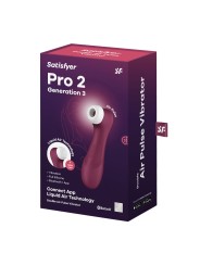 Satisfyer Pro 2 - Generation 3 App Controlled - Wijnrood