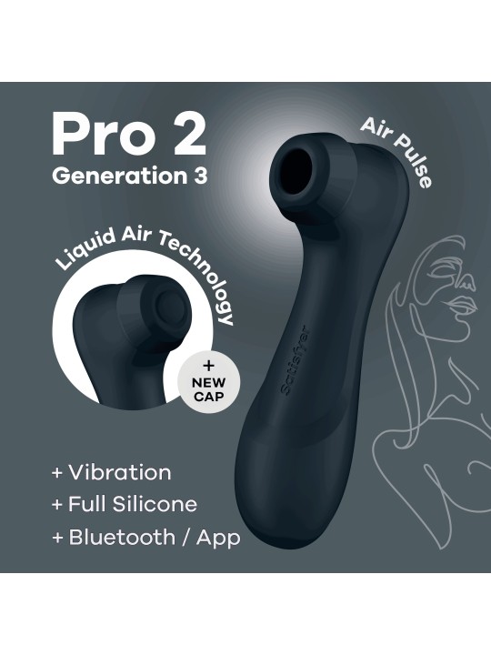 Satisfyer Pro 2 - Generation 3 App Controlled - Zwart