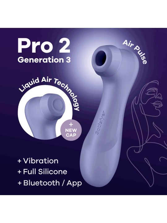 Satisfyer Pro 2 - Generation 3 App Controlled - Lila