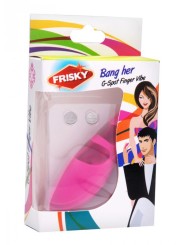 Siliconen G-Spot Vinger Vibrator - Roze