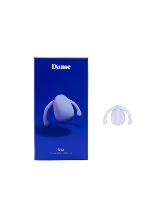 Dame Products - Eva II Hands-Free Vibrator - White