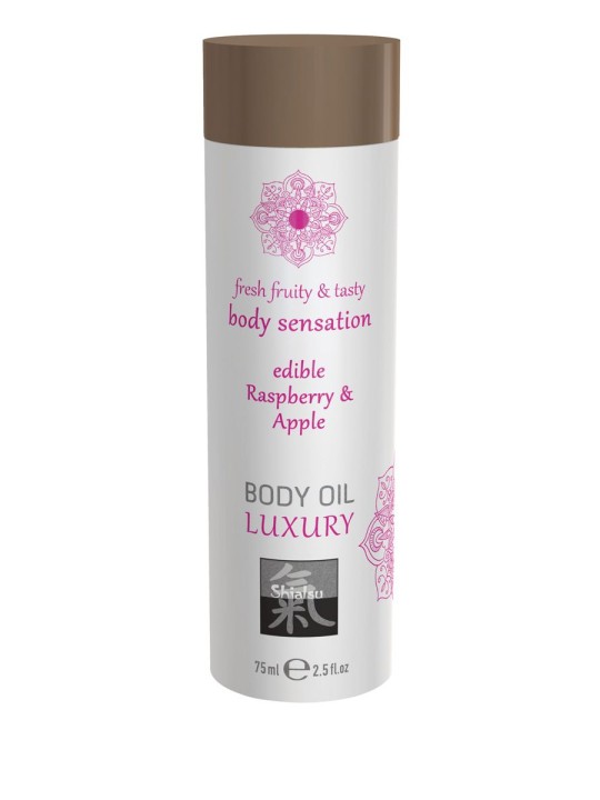 Luxury Body Oil Edible - Raspberry & Apple