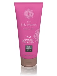 Massage- & Glide Gel 2 in 1 - Framboos