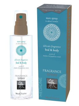Feromonen Bed & Body Spray Voor Mannen - Amber & Japanse Mint