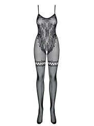 Obsessive - Gebloemde Catsuit Met Open Kruis