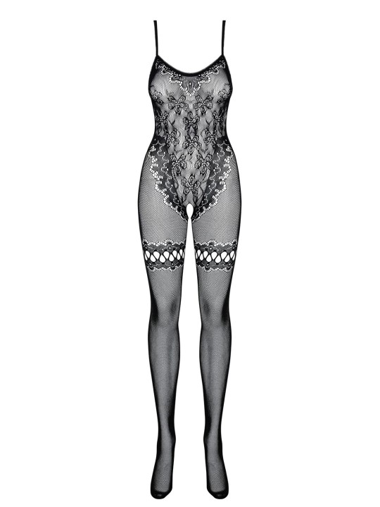 Obsessive - Gebloemde Catsuit Met Open Kruis