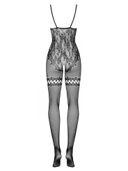 Obsessive - Gebloemde Catsuit Met Open Kruis
