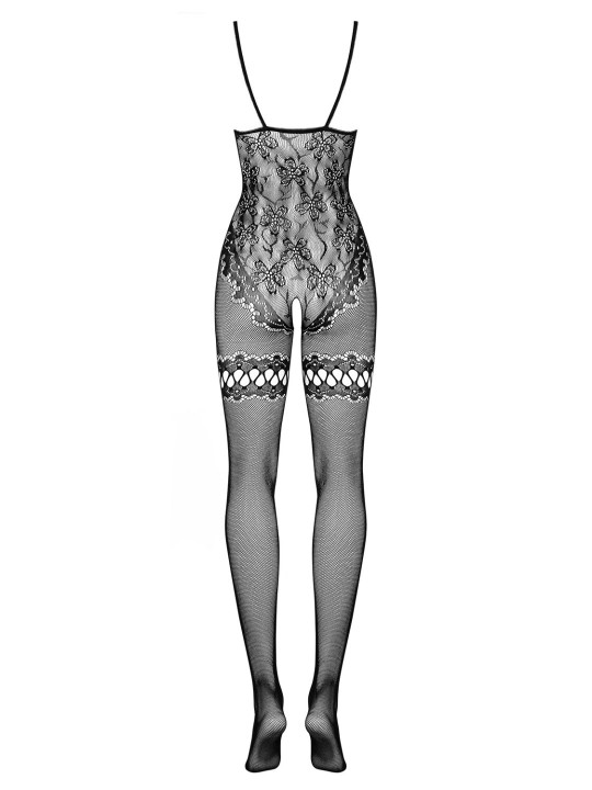 Obsessive - Gebloemde Catsuit Met Open Kruis